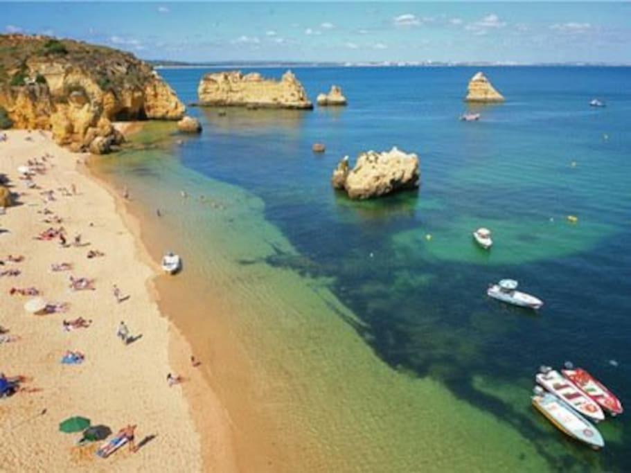 Apartamento Encantador A 100M Da Praia Carvoeiro  Kültér fotó