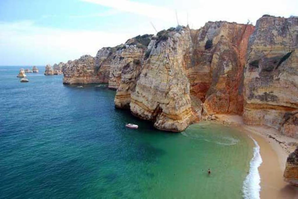 Apartamento Encantador A 100M Da Praia Carvoeiro  Kültér fotó