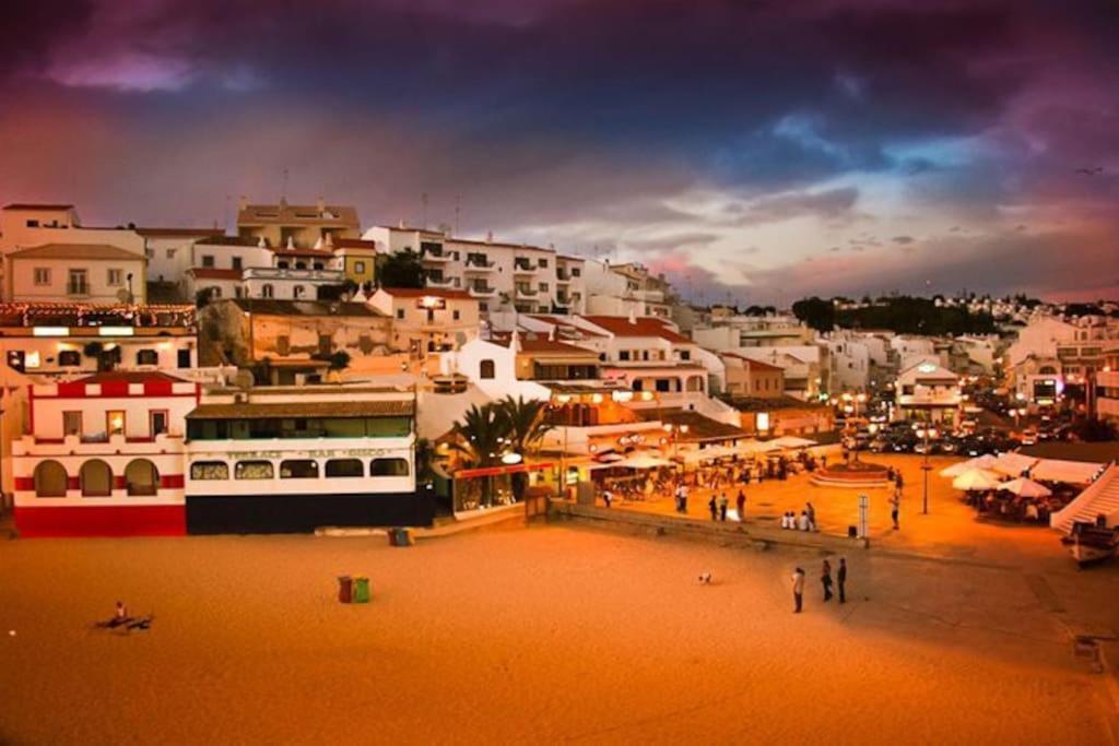 Apartamento Encantador A 100M Da Praia Carvoeiro  Kültér fotó