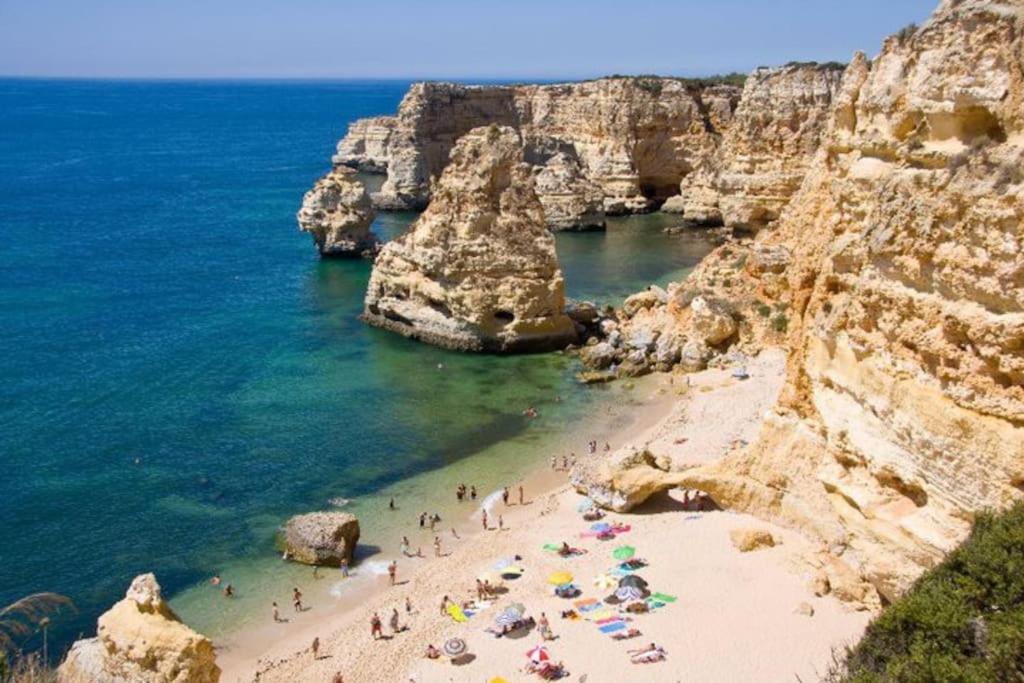 Apartamento Encantador A 100M Da Praia Carvoeiro  Kültér fotó