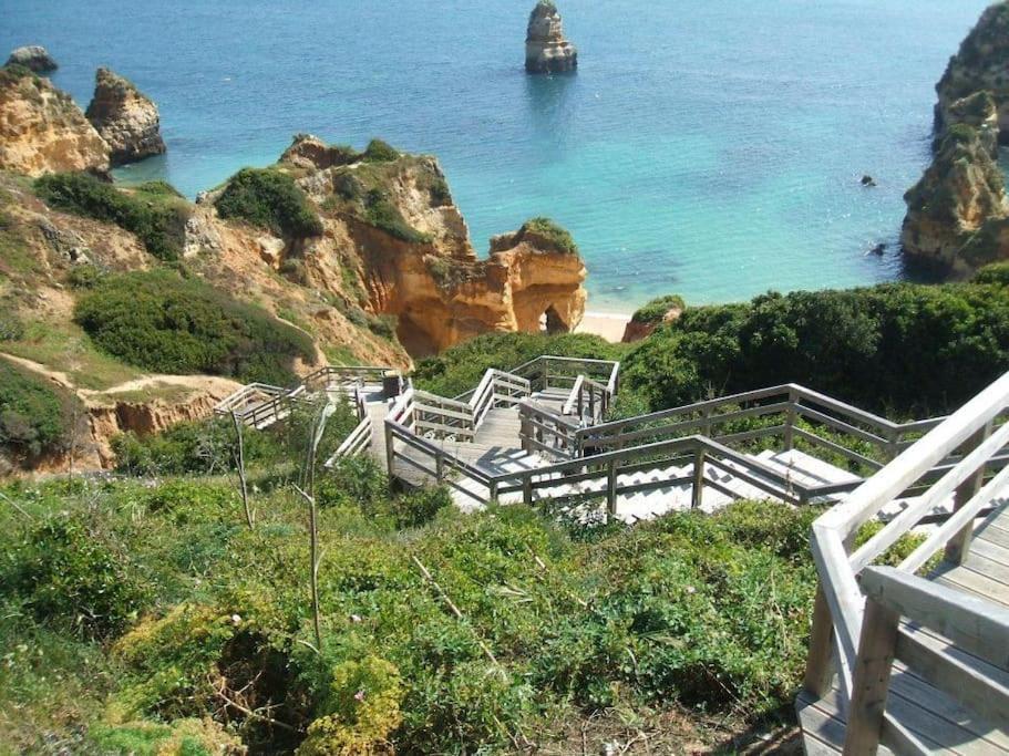 Apartamento Encantador A 100M Da Praia Carvoeiro  Kültér fotó